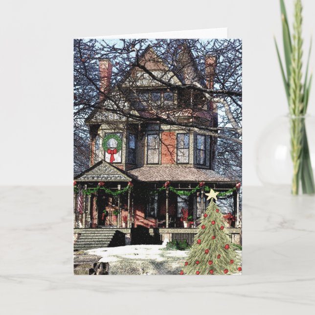 Tarjeta de Navidades de Saginaw (Anverso)