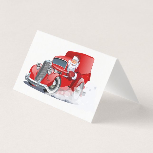 tarjeta de Navidades de saludo de personalizado (Anverso)