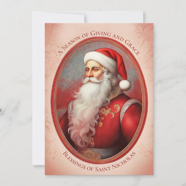 Tarjeta de Navidades de San Nicolás (Anverso)
