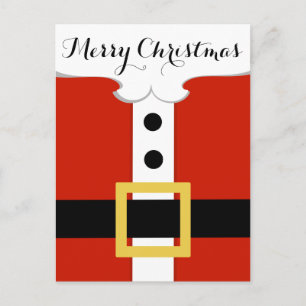Tarjeta de Navidades de Santa Belt