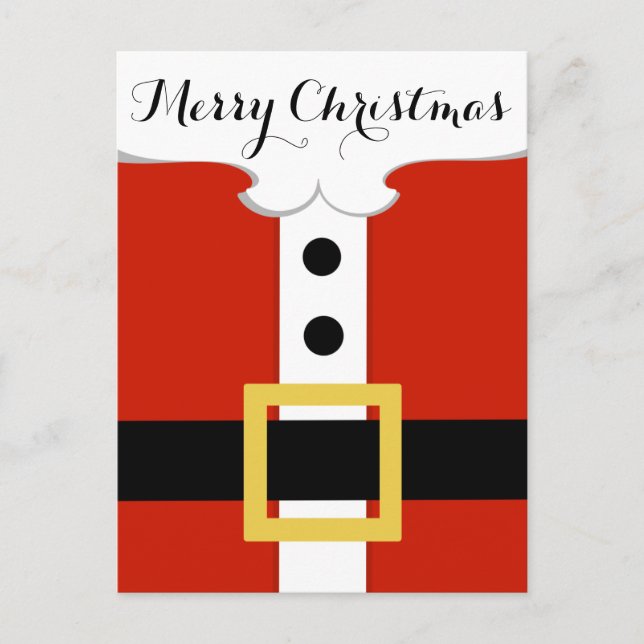Tarjeta de Navidades de Santa Belt (Anverso)