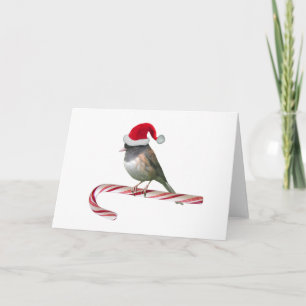 Tarjeta de Navidades de Santa Bird