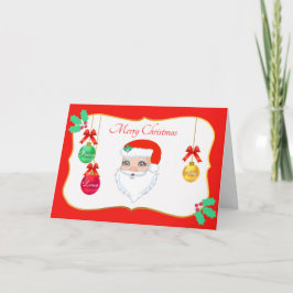 Tarjeta de Navidades de Santa Claus