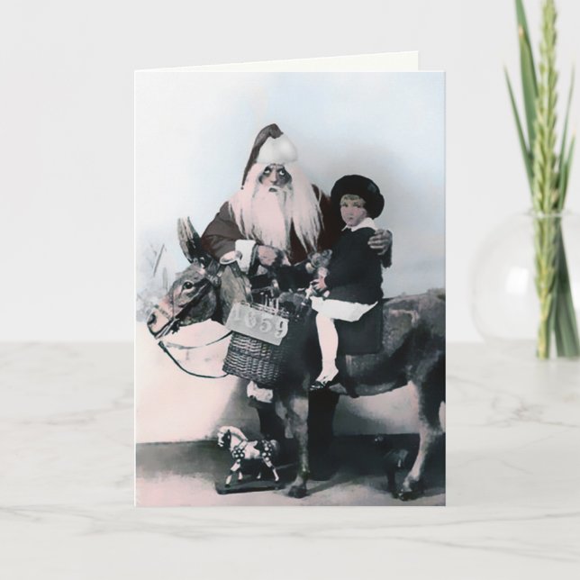 Tarjeta de Navidades de Santa Claus asquerosos de  (Anverso)