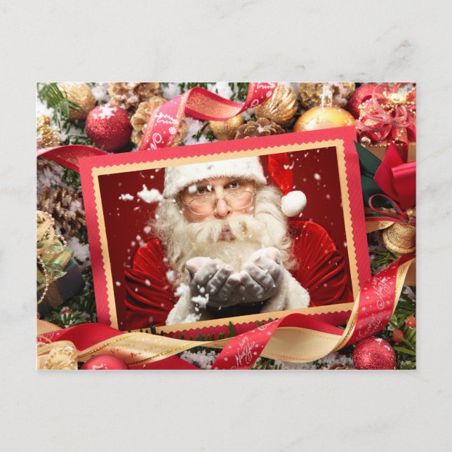 Tarjeta de Navidades de Santa o de TU personalizad (Anverso)