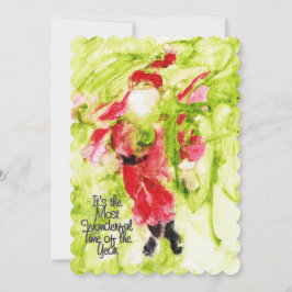 Tarjeta de Navidades de Santa por capricho
