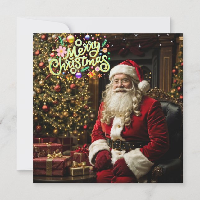 Tarjeta de Navidades de Santa Sofía de Sonrisas (Anverso)