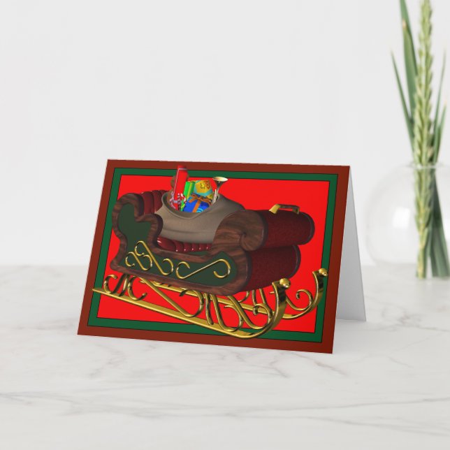 Tarjeta de Navidades de Santa Sofía en 3D (Anverso)