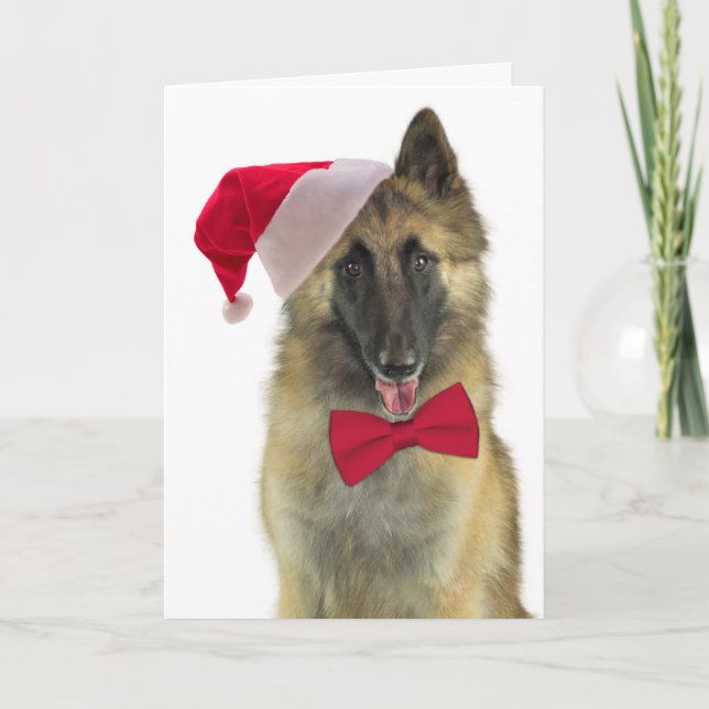 Tarjeta de Navidades de Santa Tervuren (Anverso)