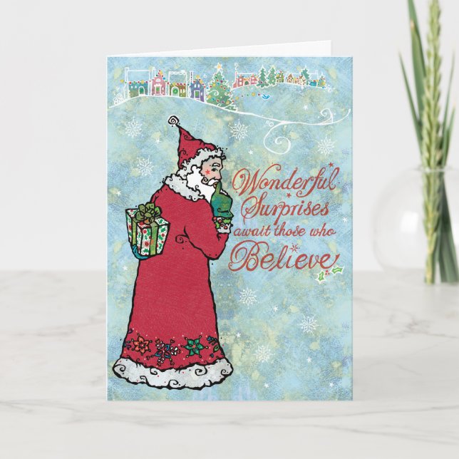 Tarjeta de Navidades de Santa Vieja (Anverso)