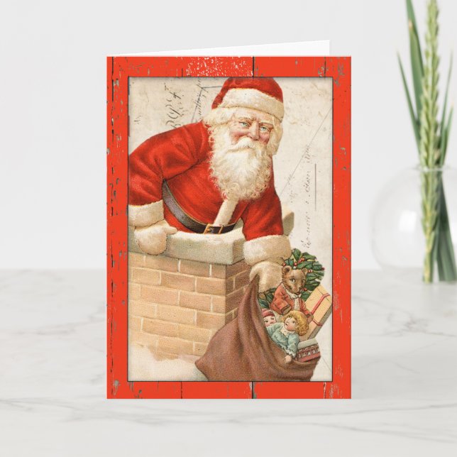 Tarjeta de Navidades de Santa Vieja (Anverso)