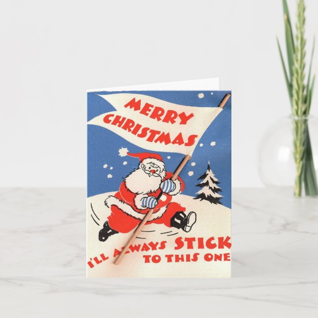 Tarjeta de Navidades de Santa Vieja (Anverso)