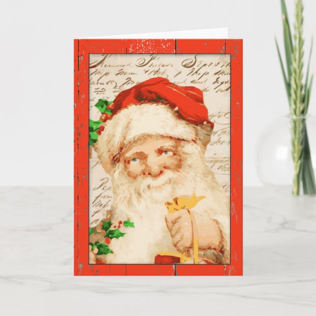 Tarjeta de Navidades de Santa Vieja (Anverso)