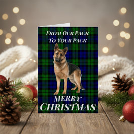 Tarjeta de Navidades de Shepherd Tartan