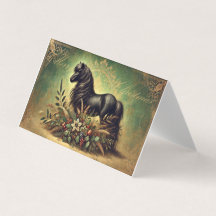 Tarjeta de Navidades de Shetland Pony
