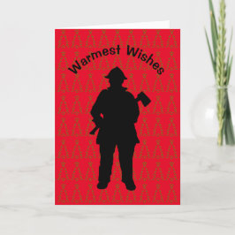 Tarjeta De Navidades De Silhouette De Ax