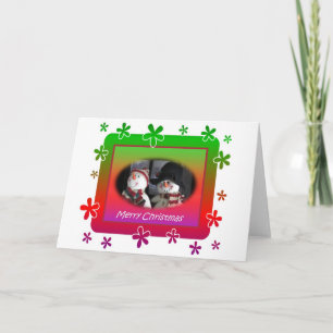 Tarjeta de Navidades de Snowmen