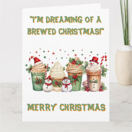 Tarjeta de Navidades de sueños de elaboración