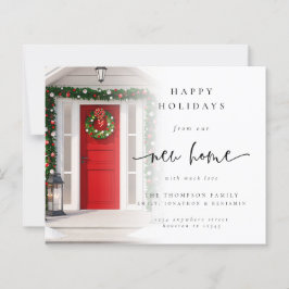 Tarjeta de Navidades de superposición de fotografí