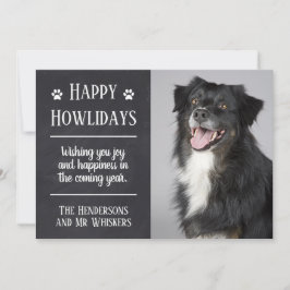 Tarjeta de Navidades de tablero de papel de foto d