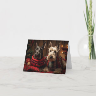 Tarjeta de Navidades de territorios escoceses