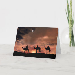 Tarjeta de Navidades de tres sabios