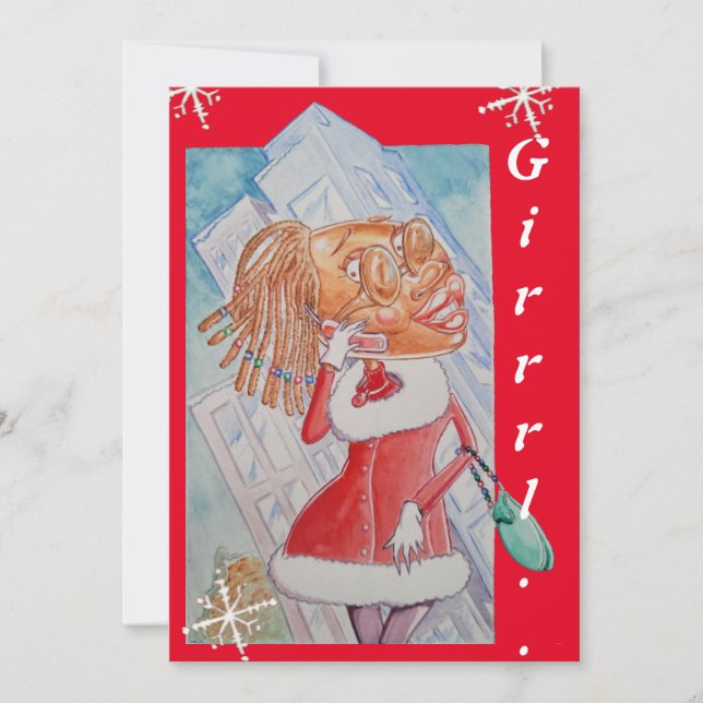 Tarjeta de Navidades de un mejor amigo (Anverso)