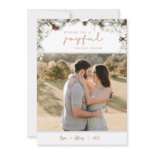 Tarjeta de Navidades de vacaciones alegres de Spru