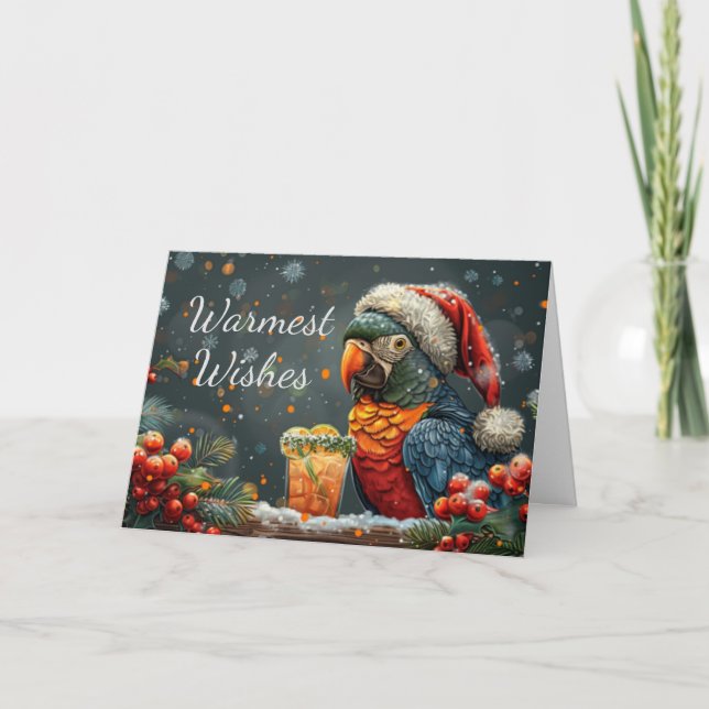 Tarjeta de Navidades de vacaciones de invierno de  (Anverso)