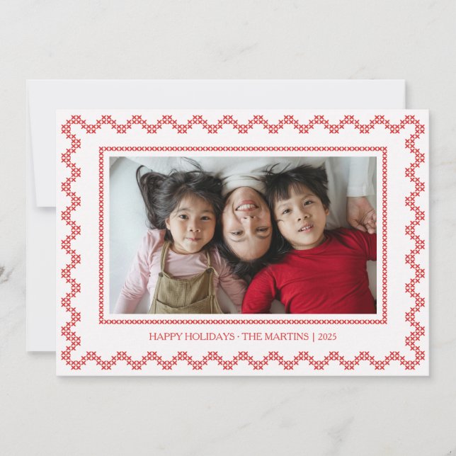 Tarjeta de Navidades de vacaciones felices de marc (Anverso)