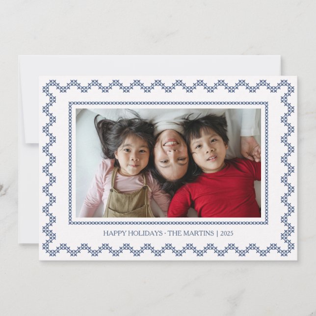 Tarjeta de Navidades de vacaciones felices de marc (Anverso)