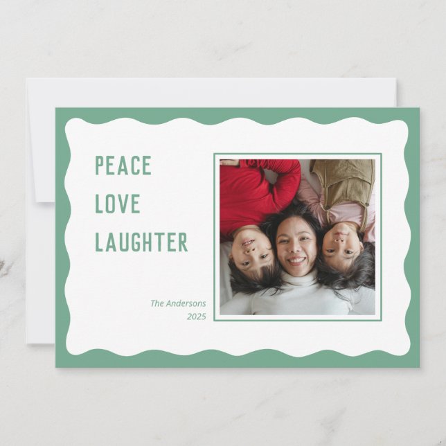 Tarjeta de Navidades de vacaciones felices de viei (Anverso)