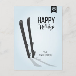 Tarjeta de Navidades de vacaciones felices para es
