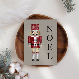 Tarjeta de Navidades de vacaciones Noel Nutcracker
