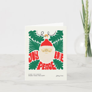 Tarjeta de Navidades de vacaciones vacías en blanc