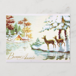 Tarjeta de Navidades de venado