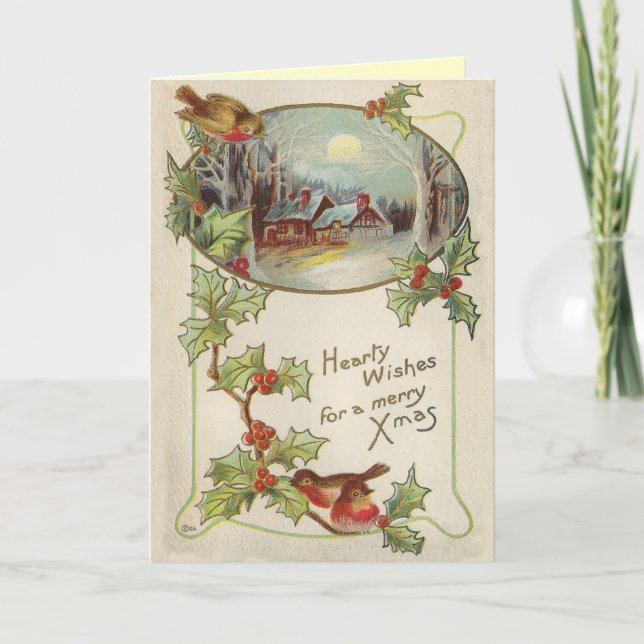 Tarjeta de Navidades de Victoria (Anverso)
