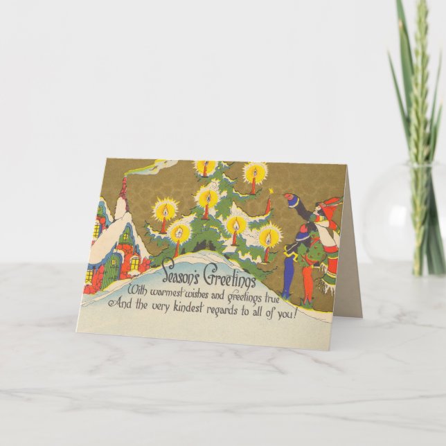 Tarjeta de Navidades de Victoria (Anverso)