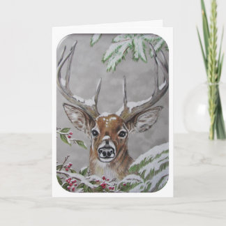 Tarjeta de Navidades de vida silvestre (incl. el e