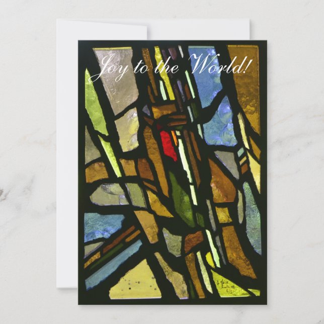 Tarjeta de Navidades de vidrio templado (Anverso)