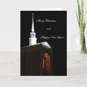 Tarjeta de Navidades de vidrio templado Peace and 