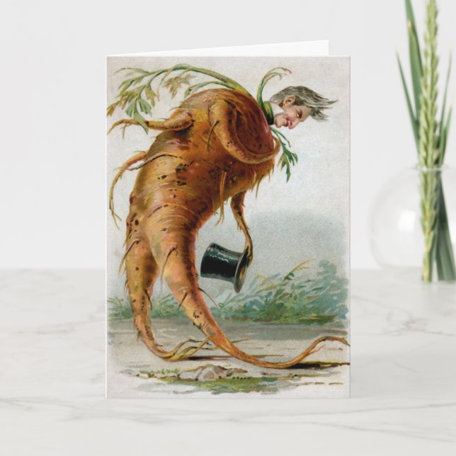 Tarjeta de Navidades de viejas rarezas de Victoria (Anverso)