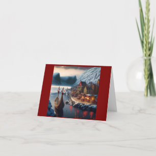 Tarjeta de Navidades de Viking Village