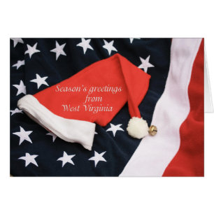 Tarjeta de Navidades de Virginia Occidental, espec