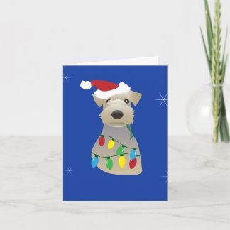 Tarjeta de Navidades de Welsh Terrier