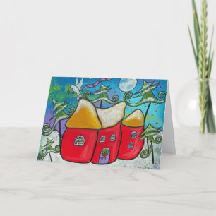 Tarjeta de Navidades de Winter Peace