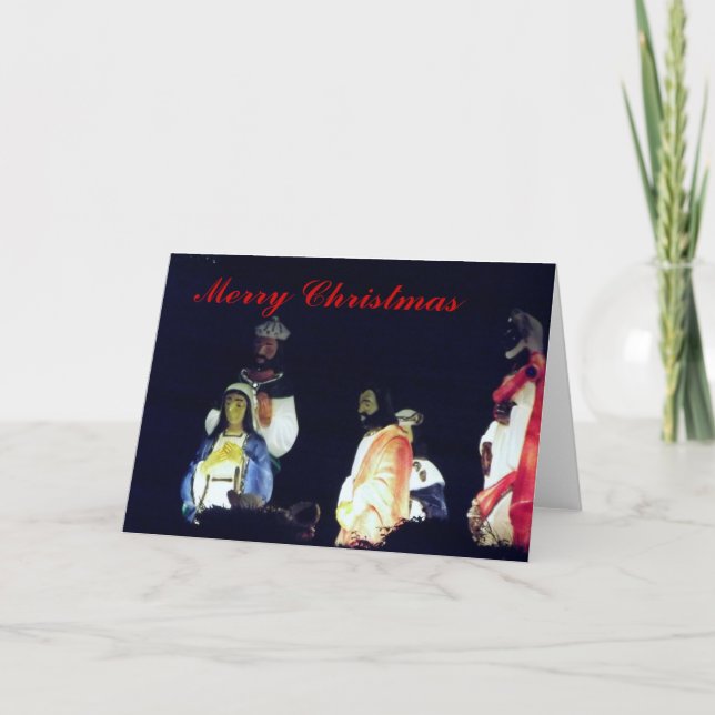 Tarjeta de Navidades de Wisemen (Anverso)