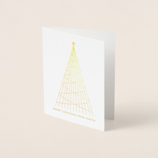 Tarjeta de Navidades de Zilker Austin Texas (Anverso)