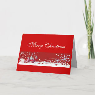 Tarjeta de navidades decorativos