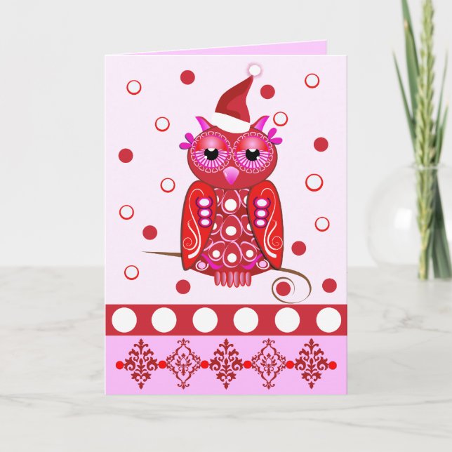 Tarjeta de Navidades decorativos con Personalizado (Anverso)